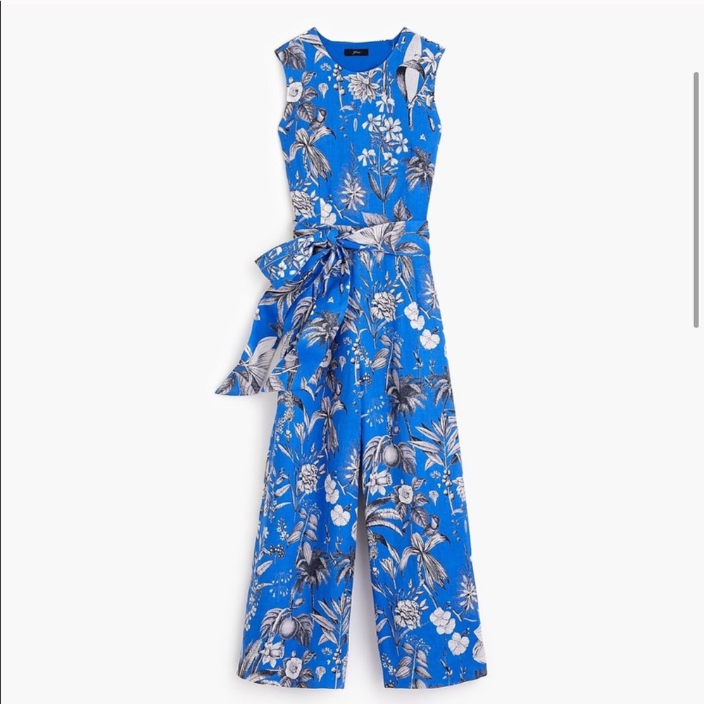 NWT JCrew Linen Jumpsuit 💙